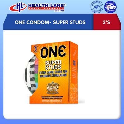 ONE CONDOM- SUPER STUDS (3'S)